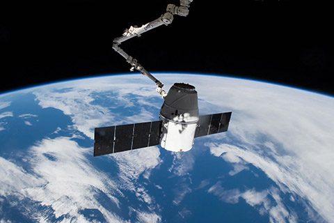 实拍视频-太空空间站俯拍地球 星空极光素材